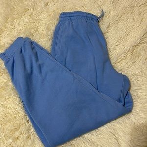 H&M blue sweatpants size small